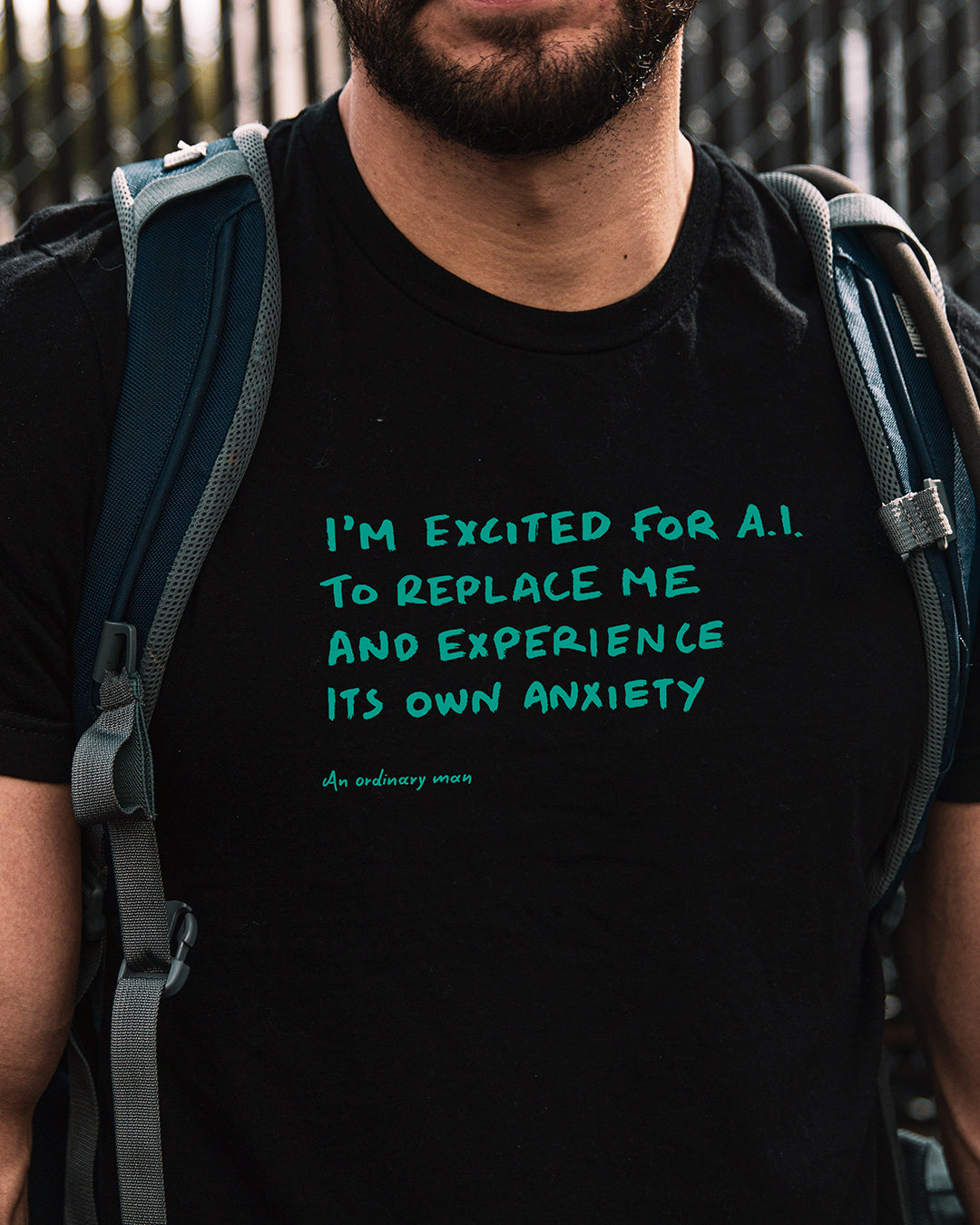 Κοντομάνικο T-shirt -  I'm Excited For A.I. To Replace Me And Experience Its Own Anxiety