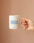 White Glossy Mug - We May Enjoy Our Little Meeting And Explore The Limits Of Human Boredom