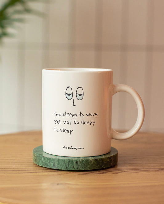 Funny text for mugs sleepy gift