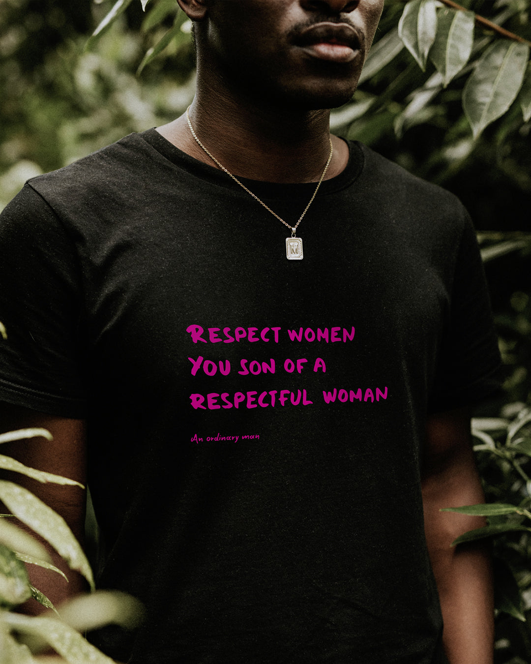 feminist witty quote on a t-shirt