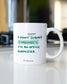White Glossy Mug - I Don't Regularly Submit Timesheets, I'm An Office Gangster.